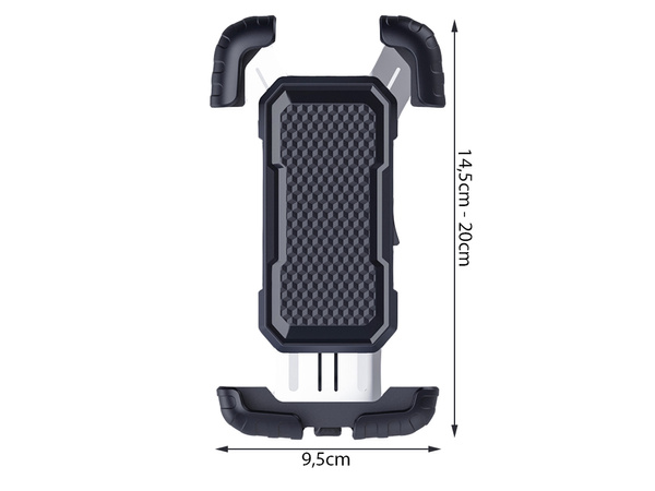 Soporte de teléfono antichoque para manillar de bicicleta