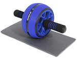 Ejercicio abdominal rueda de rodillos + colchoneta