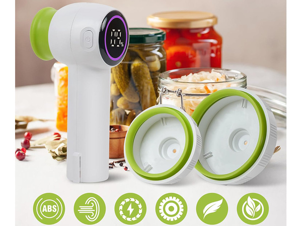 Food vacuum pump for vacuum bags jars electric + bags