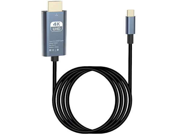 USB-C-HDMI-KABEL ADAPTER USB-HUB TYP C ZU HDMI 4K 180 cm