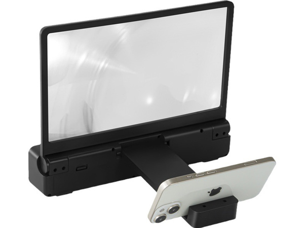 Pantalla de aumento con lupa y amplificador de pantalla para ver el altavoz del teléfono