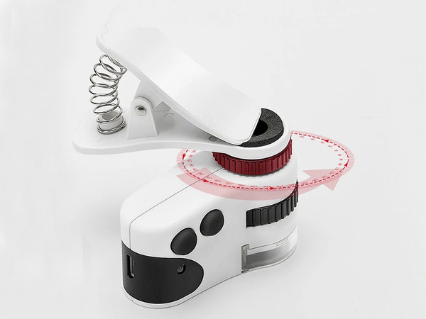 Mini microscopio zoom 60x