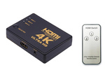 Switch splitter 3x a 1 hdmi 4k uhd control remoto ir