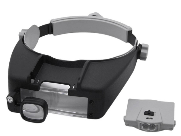 Čelné svetlo 2 led precision glasses 1,5x 17x