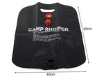 Solar camping field shower 20l