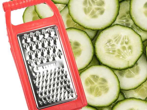 Vegetable grater fine mesh vegetable slicer flat shredder 3 blades