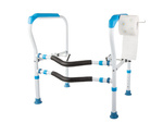 Toilet handle adjustable handrail stable for seniors