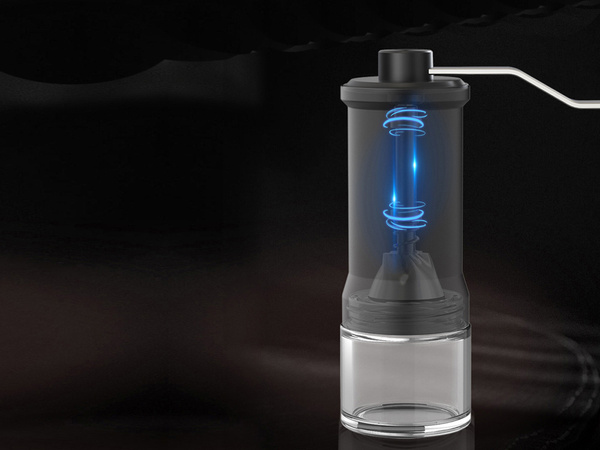 Moulin a main pour moudre les grains de cafe noix herbes sel espresso fort