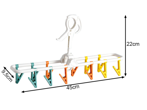 Dryer for socks underwear clothes hanger hanging 12 clothespins set