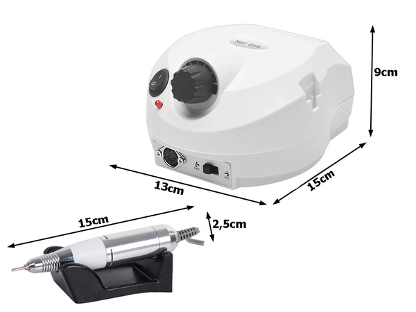 Manikiūras pedikiūras nagų gręžtuvas + 65 w profesiniai gręžtuvo bits namų naudojimui