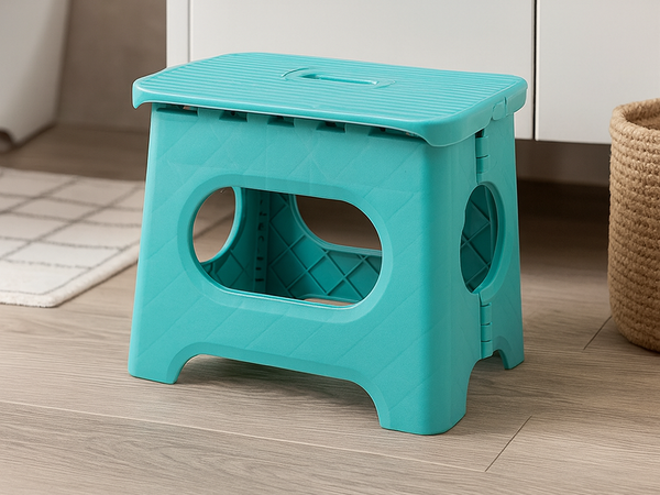 Tabouret pliant en plastique tabouret de cuisine repose-pieds pratique résistant