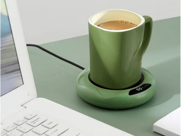 Hrnček na kávu čaj ohrievač vody elektrické ovládanie usb