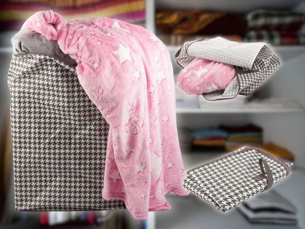 Conteneur de penderie organisateur de tissu linge vêtements pliage 180l