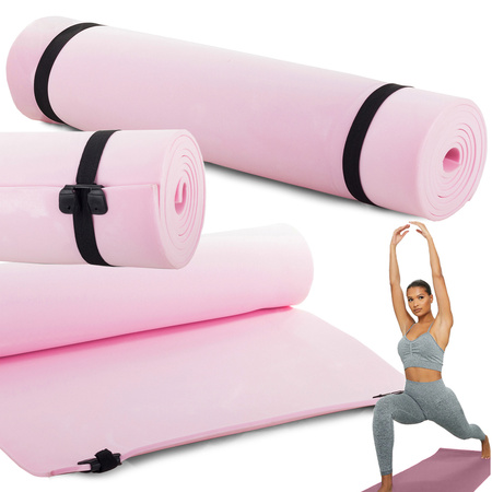 Podloga za vadbo joga fitnes mehka debela 0,5 cm vadbena podloga