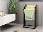 Bathroom towel rack loft metal towel rack for bathroom dryer