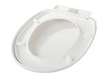 Universal free-floating toilet seat