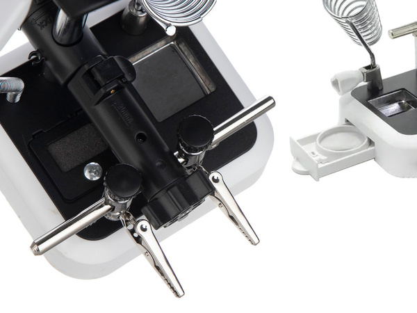 Kit de soudure troisième main porte-loupe 6 leds