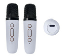 Wireless karaoke personal kit bluetooth speaker + 2x mikrofon