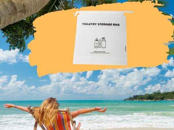 Cestovná taška na toaletné potreby organizér do lietadla