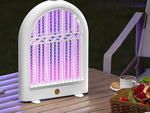 Elektrická led insekticídna lampa uv pre komáre muchy prívesok 2 usb režimy