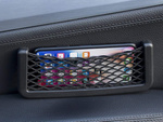 Car organiser mesh pocket for phone