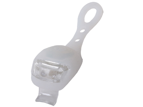 Luz de bicicleta 2 led frontal 2pcs silicona resistente al agua