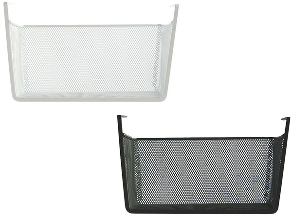 Metal basket suspended kitchen shelf hanging shelf organiser