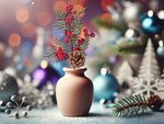 Décorations de noël décoration de bureau décoration de table