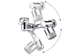 Faucet tap extension perlator chrome 1080°