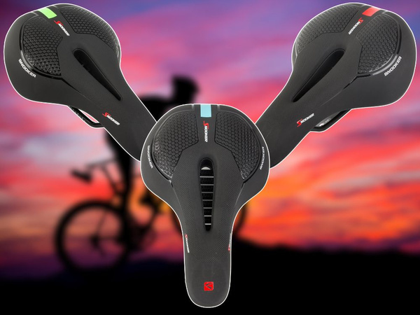 Sedlo na bicykel športové sedlo mäkké pohodlné penové gélové sedlo