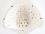 Lampa do paznokci 46 led uv 150w do hybryd żeli mocna sun x5 max lcd