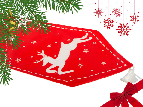 Weihnachts-tischläufer weihnachts-rentier 205x35cm