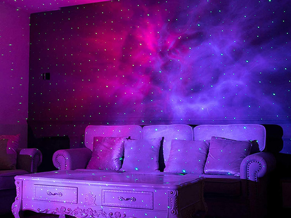 Projektor gwiazd rzutnik nieba lampka nocna nieba laserowy led pilot