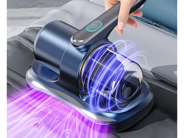 Extractor de praf portabil pentru acarieni filtru fără sac pentru alergici lampă uv
