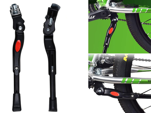 Bicicletă stand picior reglabil biciclete picior spate lateral aluminiu
