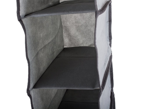 Organizator za garderobo viseča polica s 5 policami 70 cm