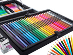 Művész készlet festőkészlet tartódobozban 145 db