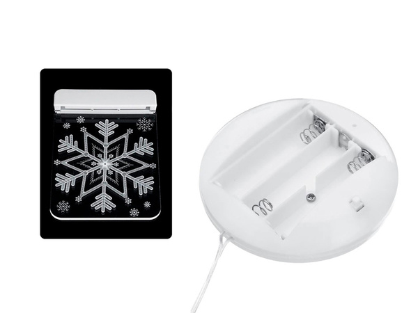 3d ólomüveg ablak dekoráció karácsonyi fények