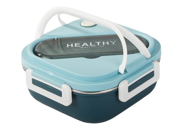 Brokastu kastīte ar sadalījumiem trauku kastīte lunchbox mikroviļņu krāsu 1000ml