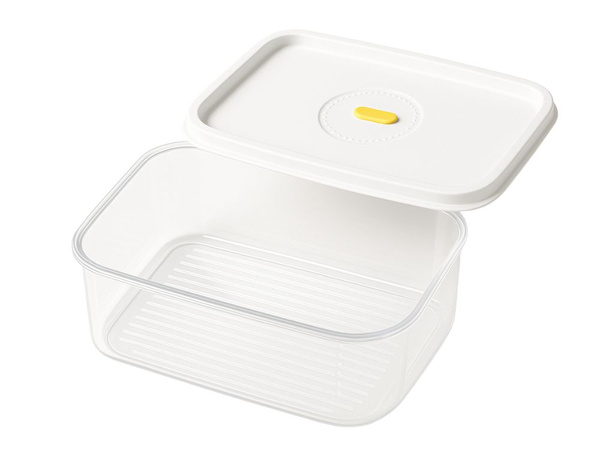 Pārtikas kastīte ar vāku hermetisks organizators virtuvei 2,5l 2500ml