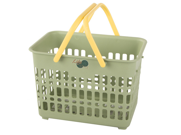 Cesta de la compra práctica para setas verduras asas plegables para picnic