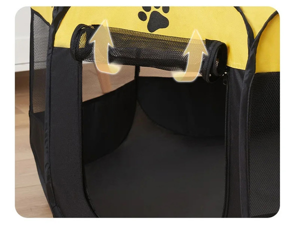 Enclos pliable pour chien lit pour animal de compagnie cage pour chat grand chenil léger