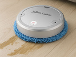Automatic wireless electric cleaning mop robot, silver