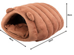 Plush bed cocoon for dog cat soft pillow bedding fluffy