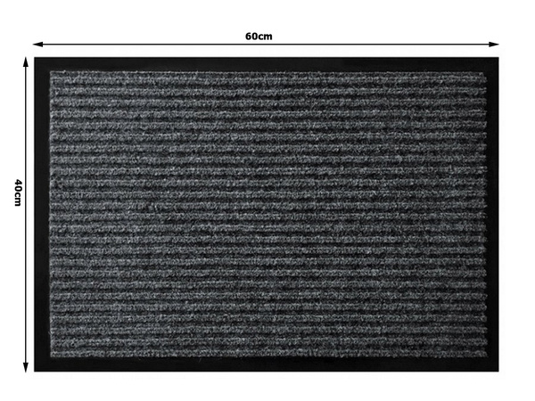Pogumovaná rohožka na boty pod vchodové dveře domu 40 x 60