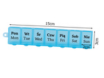 Medication container weekly medication cassette supplement organiser 7 days