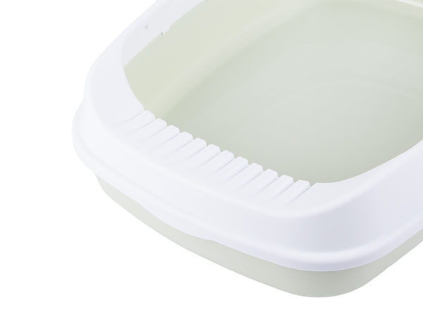 Soldna bac à litière pour chat ouvert avec cadre toilette pour litière + pelle grand