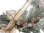 Christmas decorative garland wall decoration door decoration christmas decorations