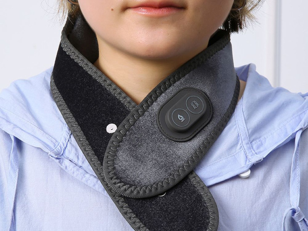Neck pain relief neck massager warming massage headband usb lightweight