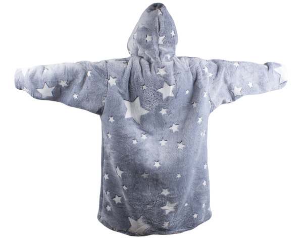 Teplá mikina oversize deka xxl 2v1 hrubý fleece